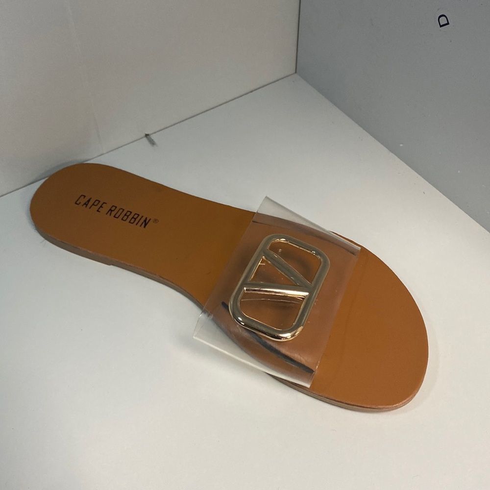Clear Buckle Sandals
